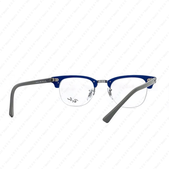 Ray Ban Clubmaster RX4354V 5903 49mm Blue Grey Eyeglasses - Picture 6 of 10